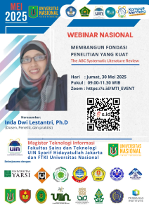 Magister Teknologi Informasi Fakultas Sains dan Teknologi UIN Syarif Hidayatullah Jakarta dan FTKI Universitas Nasional (1)